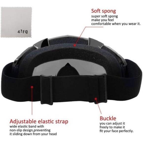 Motorcycle Goggles DirtBike Goggles Windproof ATVDustproof Racing GogglesScratch - Picture 2 of 7